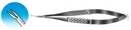 XS-617 Vannas Scissors Angled Long