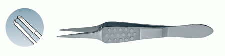 XF-315 Paufique Tying Scleral Forceps Straight, 0.5 mm