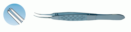 XF-320T Castroviejo Tying Forceps Curved