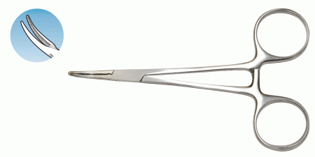 XF-362 Halstead Hemostatic Mosquito Forceps Curved