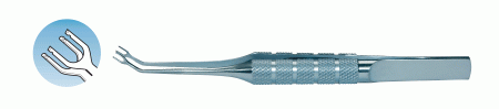 XF-437T Hoffmann/Polack Fixation Forceps Angled