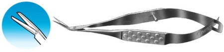 XS-618 Vannas Scissors Angled Sharp