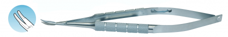 XN-513TL  Barraquer Needle Holder Curved  Heavy With Lock