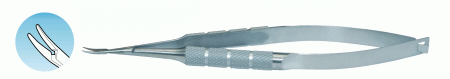 XN-515T  Barraquer Needle Holder Curved Fine W/out lock