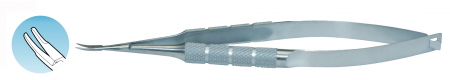 XN-518T w/out lock Barraquer Needle Holder Curved w/out lock
