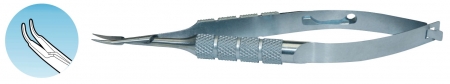 XN-520TL w/lock Barraquer Needle Holder Curved