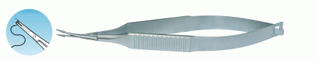 XN-530T Snead Needle Holder/Scissors Curved Titanium