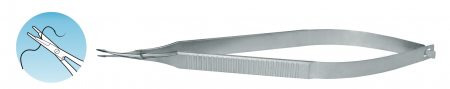 XN-531 Snead Needle Holder/Scissors Curved S/Steel 