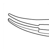 XF-0375T  Osher Tying Forceps Curved