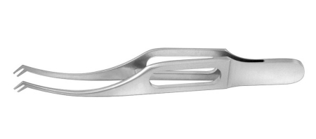 XF-0306T    Polack Double Corneal Forceps 